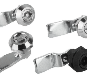 Quarter-turn locks, edge protection profiles