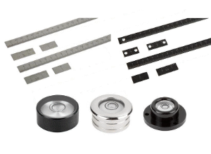 Scales, scale rings, level vials